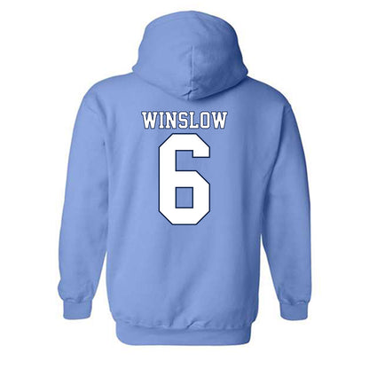 UNC - NCAA Baseball : Macon Winslow - Classic Shersey Hooded Sweatshirt-1
