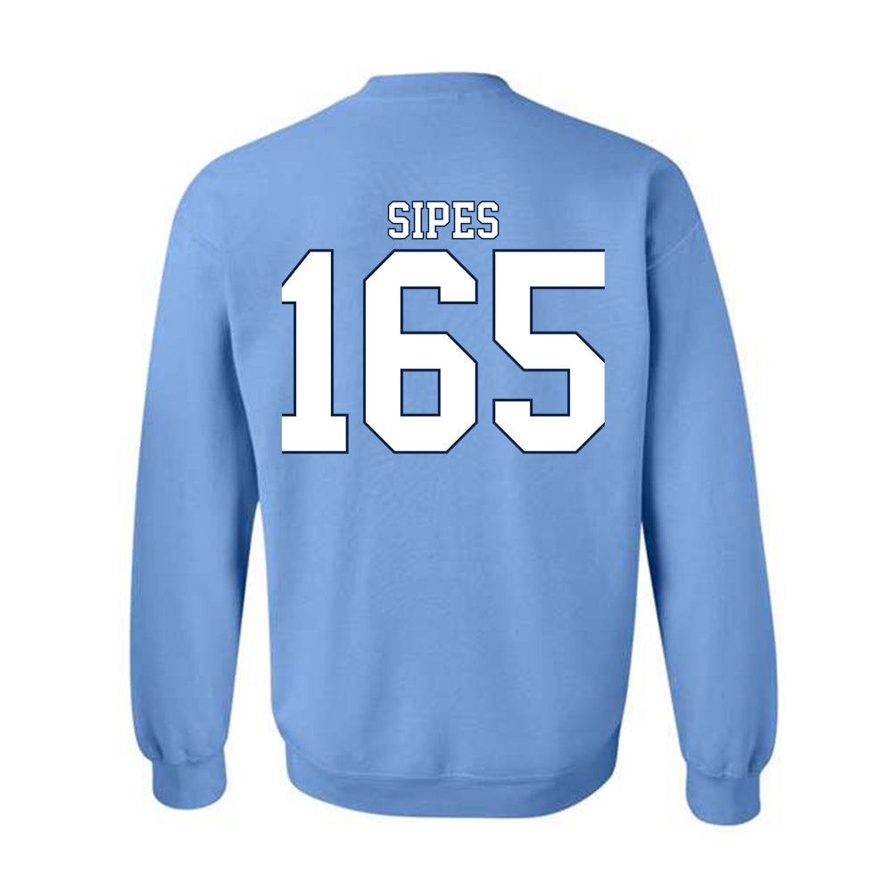 UNC - NCAA Wrestling : Lucas Sipes - Classic Shersey Crewneck Sweatshirt-1