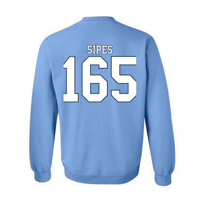 UNC - NCAA Wrestling : Lucas Sipes - Classic Shersey Crewneck Sweatshirt-1