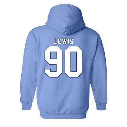 UNC - NCAA Football : Xavier Lewis - Classic Shersey Hooded Sweatshirt-1
