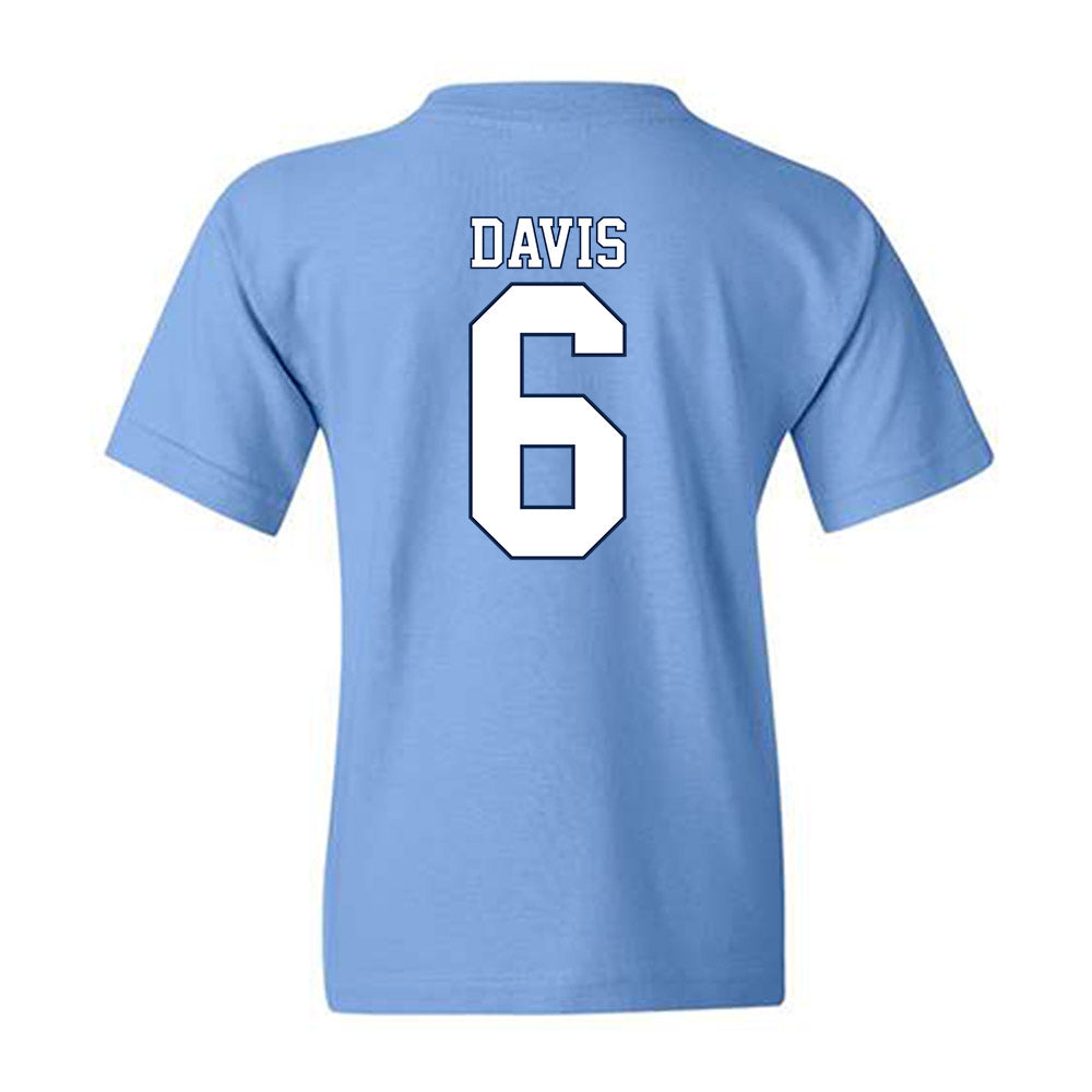 UNC - NCAA Men's Basketball : Elijah Davis - Classic Shersey Youth T-Shirt-1