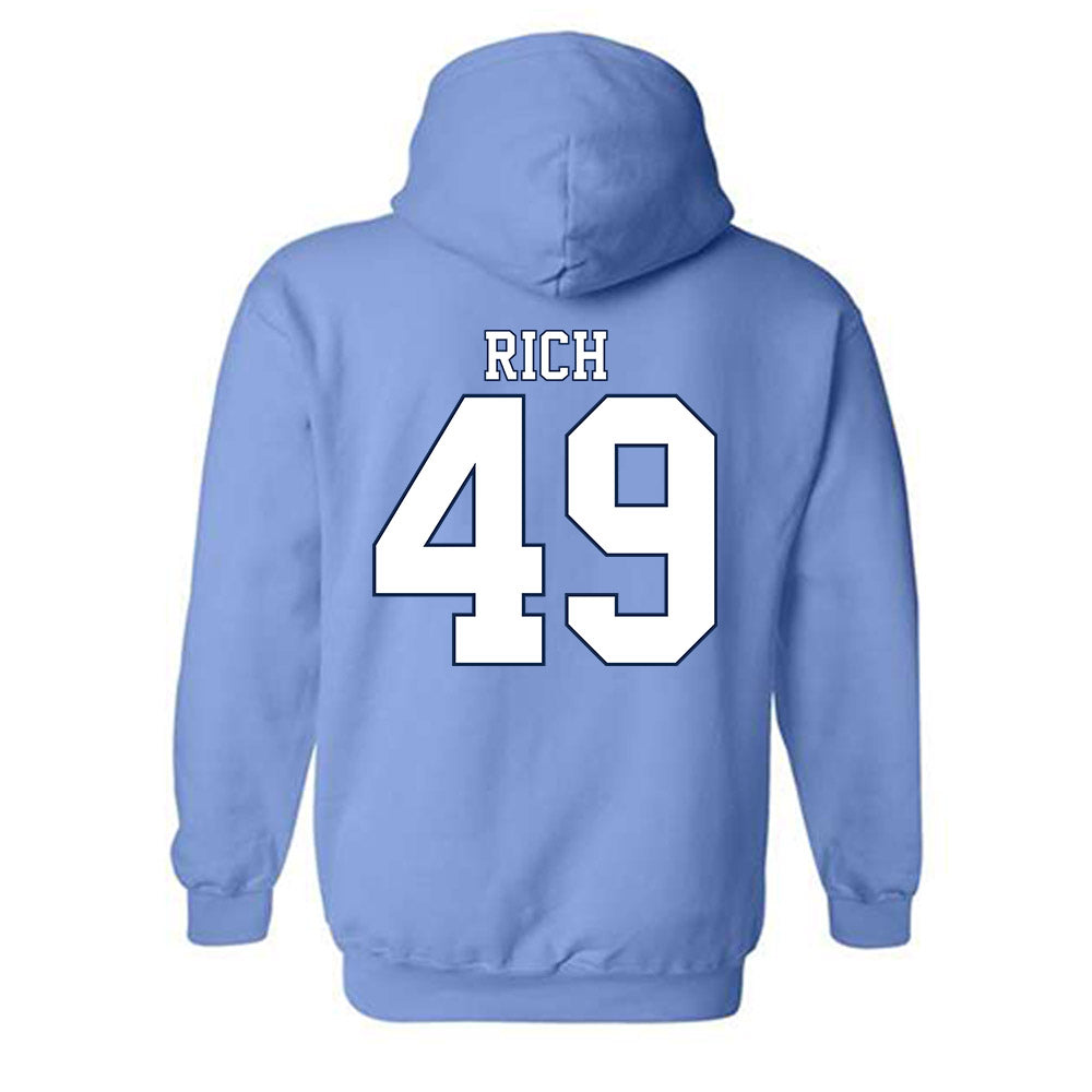 UNC - NCAA Baseball : Amos Rich - Classic Shersey Hooded Sweatshirt-1