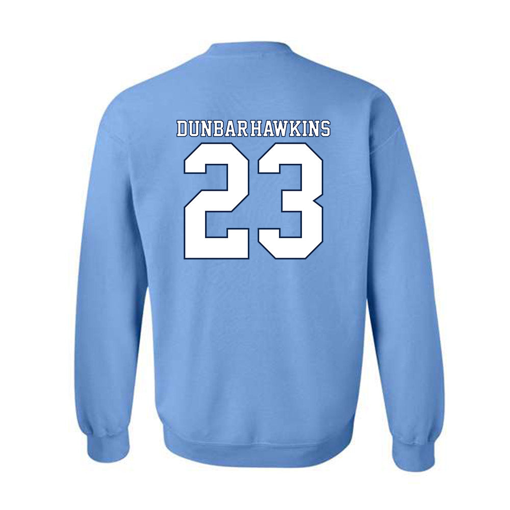 UNC - NCAA Football : Khristian Dunbar-Hawkins - Classic Shersey Crewneck Sweatshirt-1