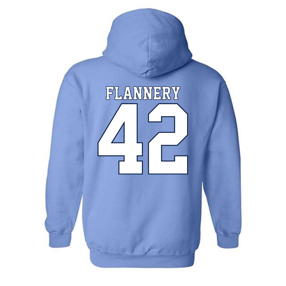 UNC - NCAA Baseball : Boston Flannery - Classic Shersey Hooded Sweatshirt-1