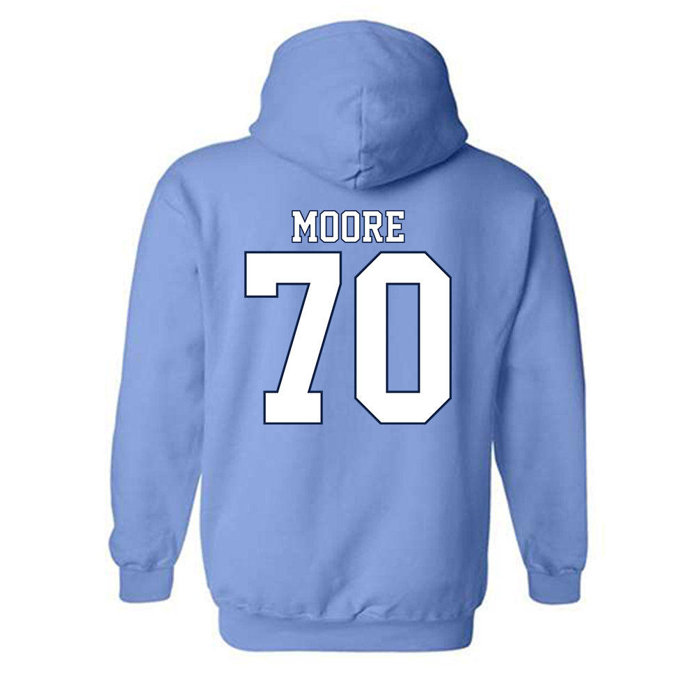 UNC - NCAA Men's Lacrosse : John Moore - Classic Shersey Hooded Sweatshirt-1