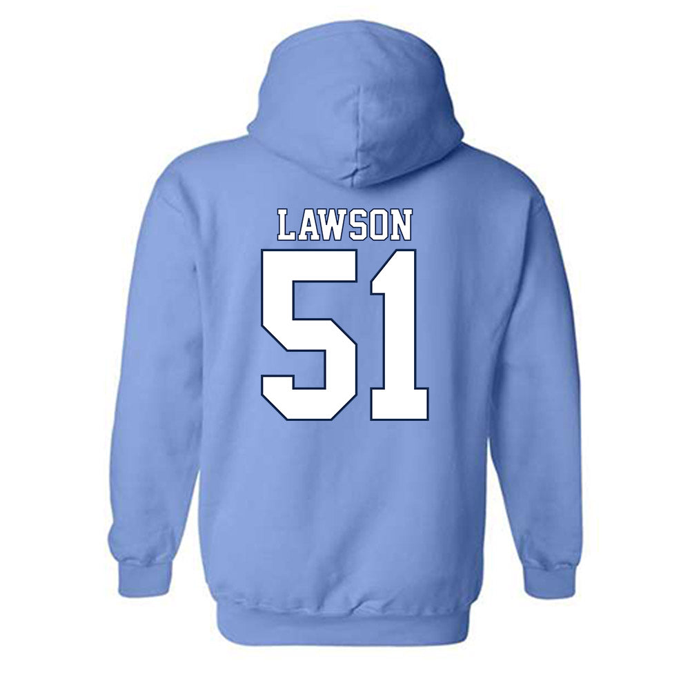 UNC - NCAA Baseball : Timmy Lawson - Classic Shersey Hooded Sweatshirt-1