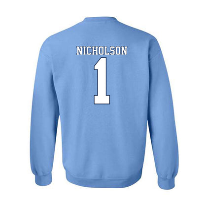 UNC - NCAA Baseball : Cooper Nicholson - Classic Shersey Crewneck Sweatshirt-1