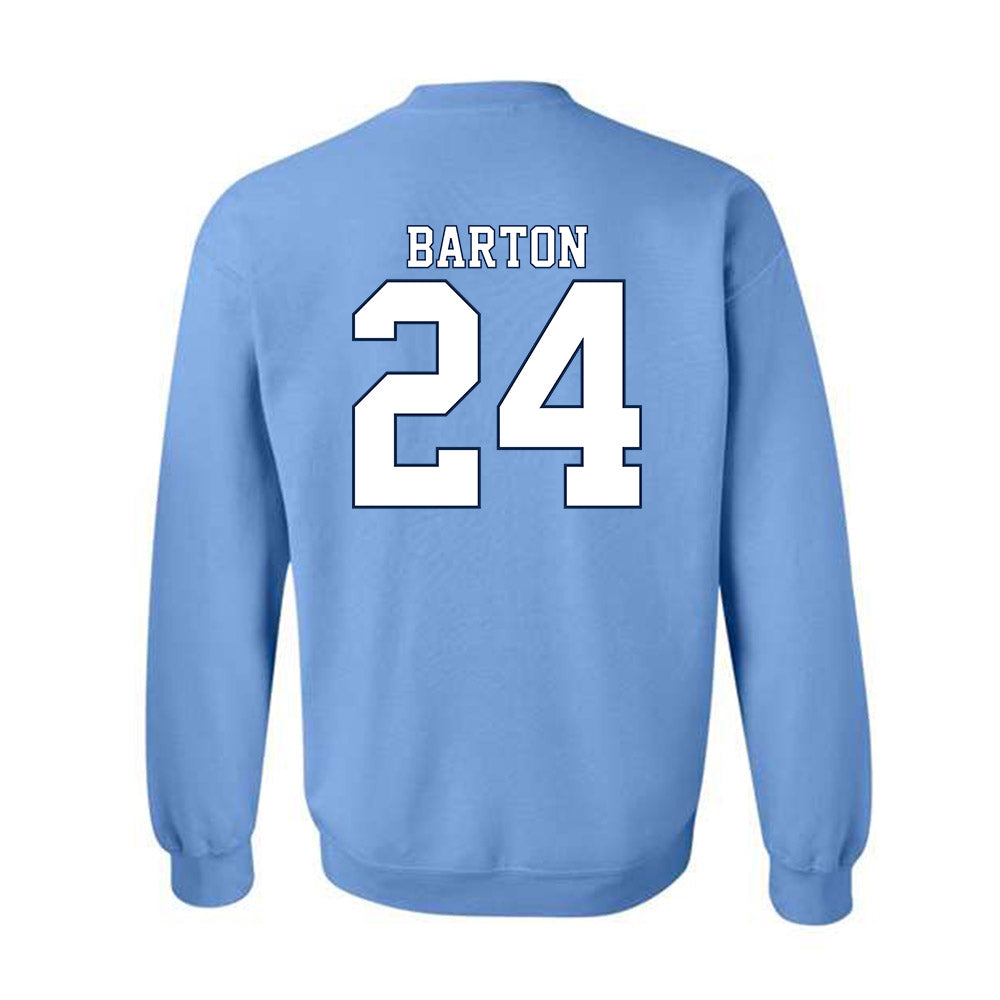UNC - NCAA Men's Lacrosse : Jack Barton - Classic Shersey Crewneck Sweatshirt-1