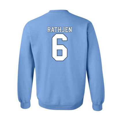 UNC - NCAA Women's Lacrosse : Charlotte Rathjen - Classic Shersey Crewneck Sweatshirt-1