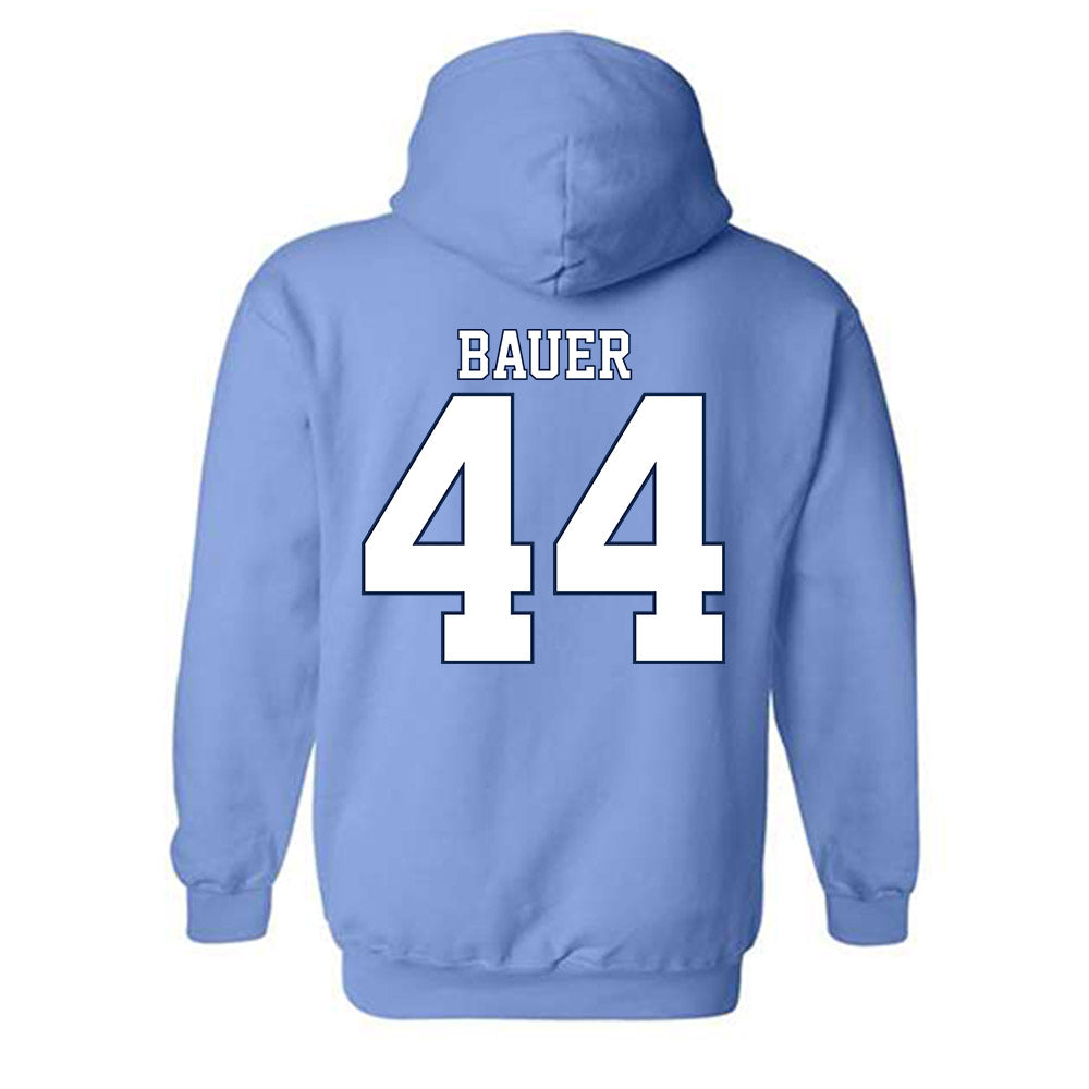 UNC - NCAA Football : Jake Bauer - Classic Shersey Hooded Sweatshirt-1