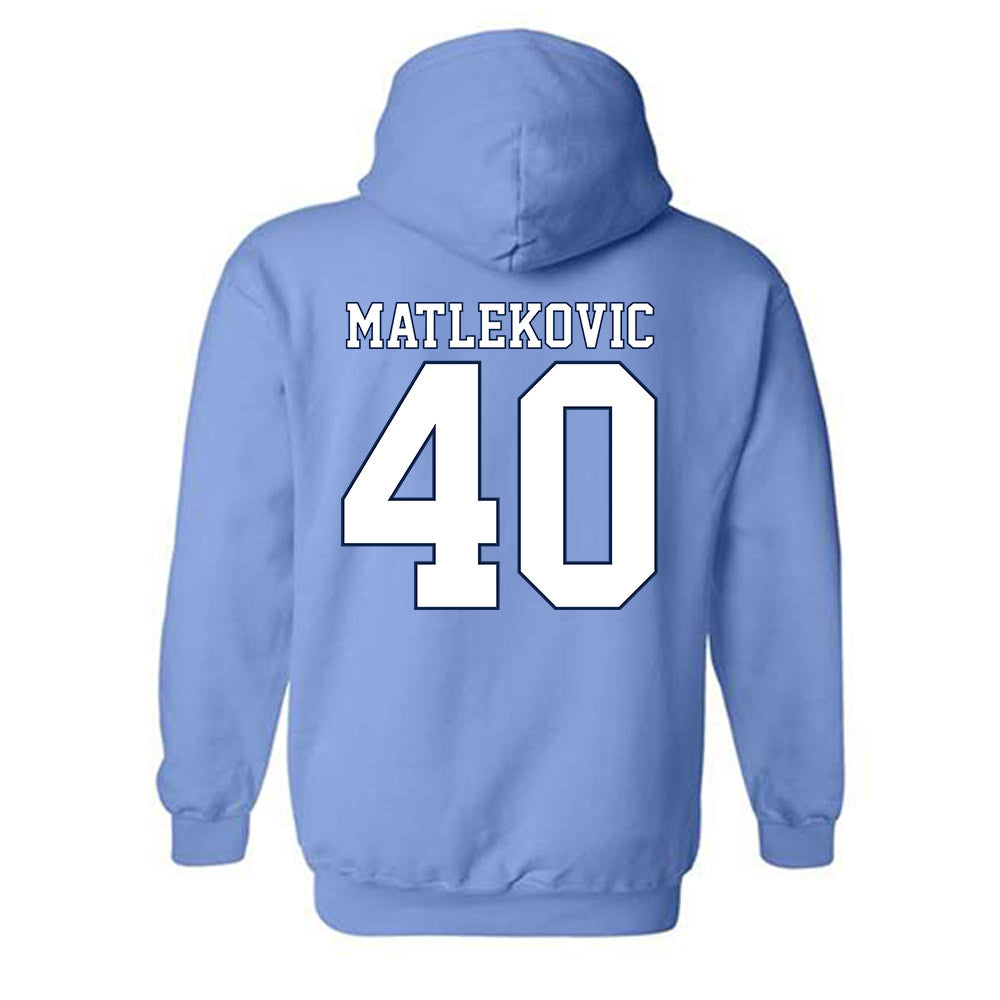 UNC - NCAA Men's Basketball : Ivan Matlekovic - Classic Shersey Hooded Sweatshirt-1