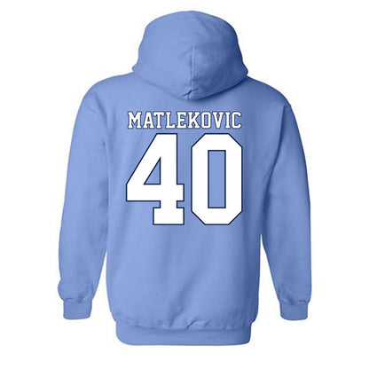 UNC - NCAA Men's Basketball : Ivan Matlekovic - Classic Shersey Hooded Sweatshirt-1