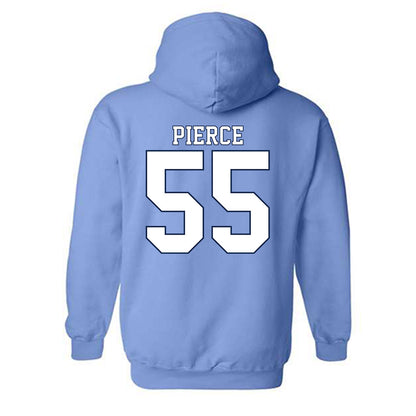 UNC - NCAA Men's Lacrosse : Grant Pierce - Classic Shersey Hooded Sweatshirt-1