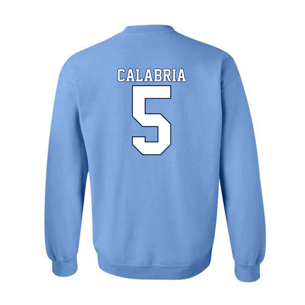 UNC - NCAA Women's Lacrosse : Tess Calabria - Classic Shersey Crewneck Sweatshirt-1