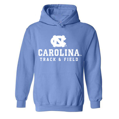 UNC - NCAA Men's Track & Field : Abaas Hunter - Classic Shersey Hooded Sweatshirt-0