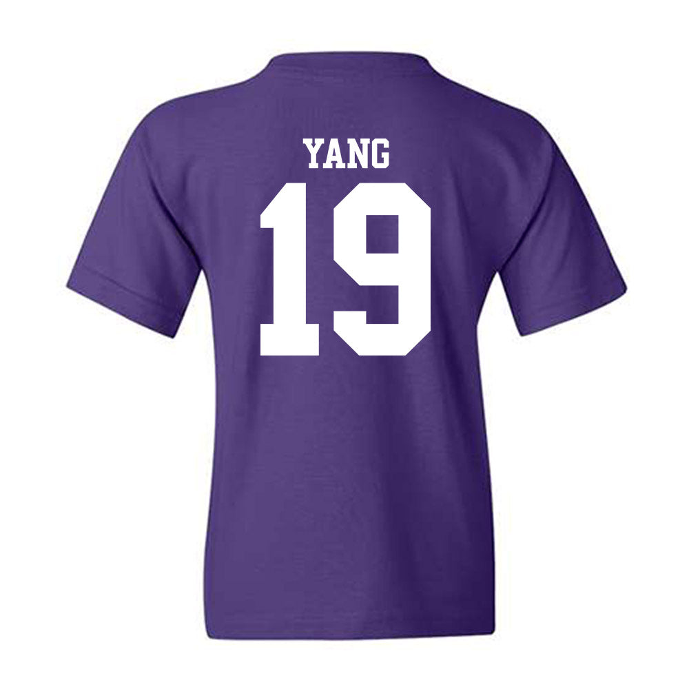 Northwestern - NCAA Baseball : Jake Yang - Classic Shersey Youth T-Shirt-1