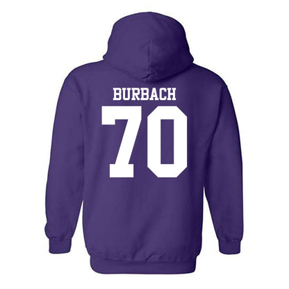 Northwestern - NCAA Football : Leighton Burbach - Classic Shersey Hooded Sweatshirt-1