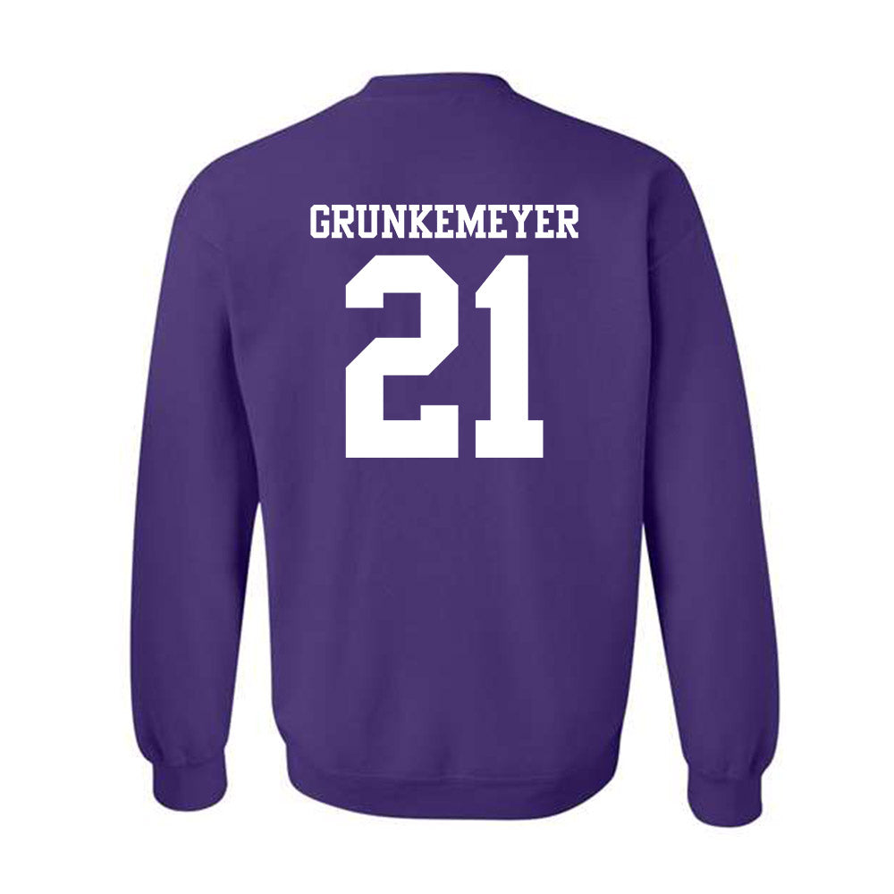 Northwestern - NCAA Baseball : Jack Grunkemeyer - Classic Shersey Crewneck Sweatshirt-1