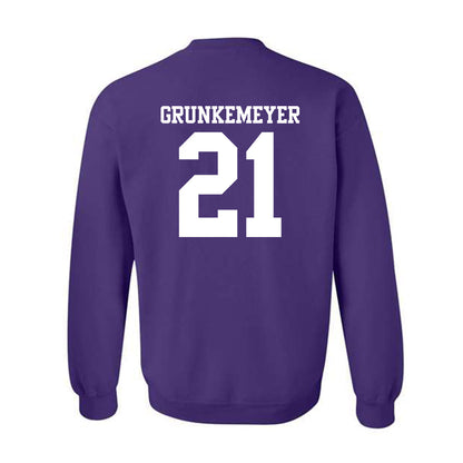 Northwestern - NCAA Baseball : Jack Grunkemeyer - Classic Shersey Crewneck Sweatshirt-1