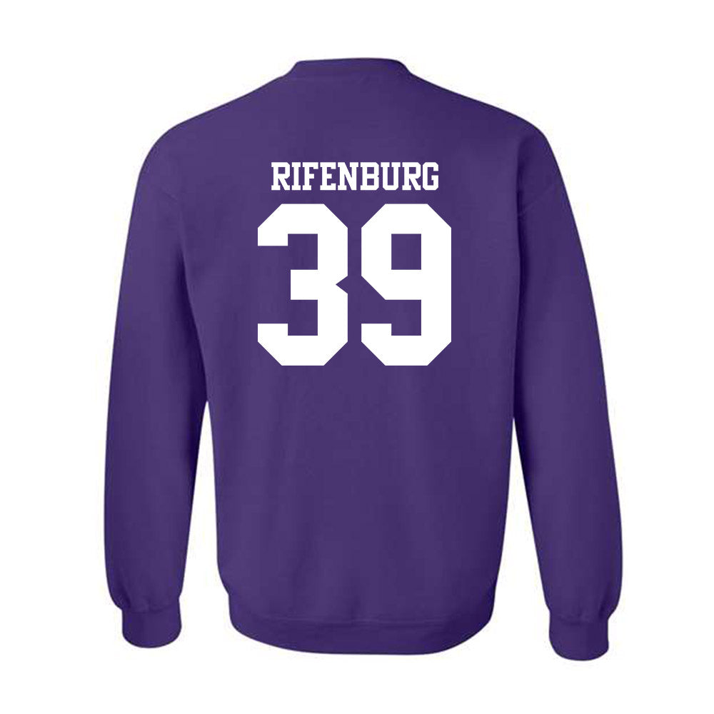 Northwestern - NCAA Baseball : Jake Rifenburg - Classic Shersey Crewneck Sweatshirt-1