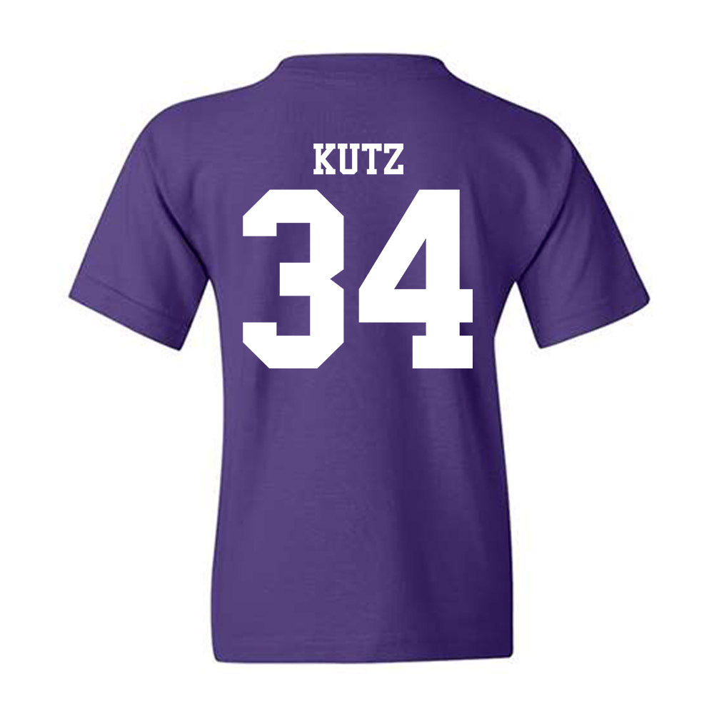 Northwestern - NCAA Baseball : Charlie Kutz - Classic Shersey Youth T-Shirt-1