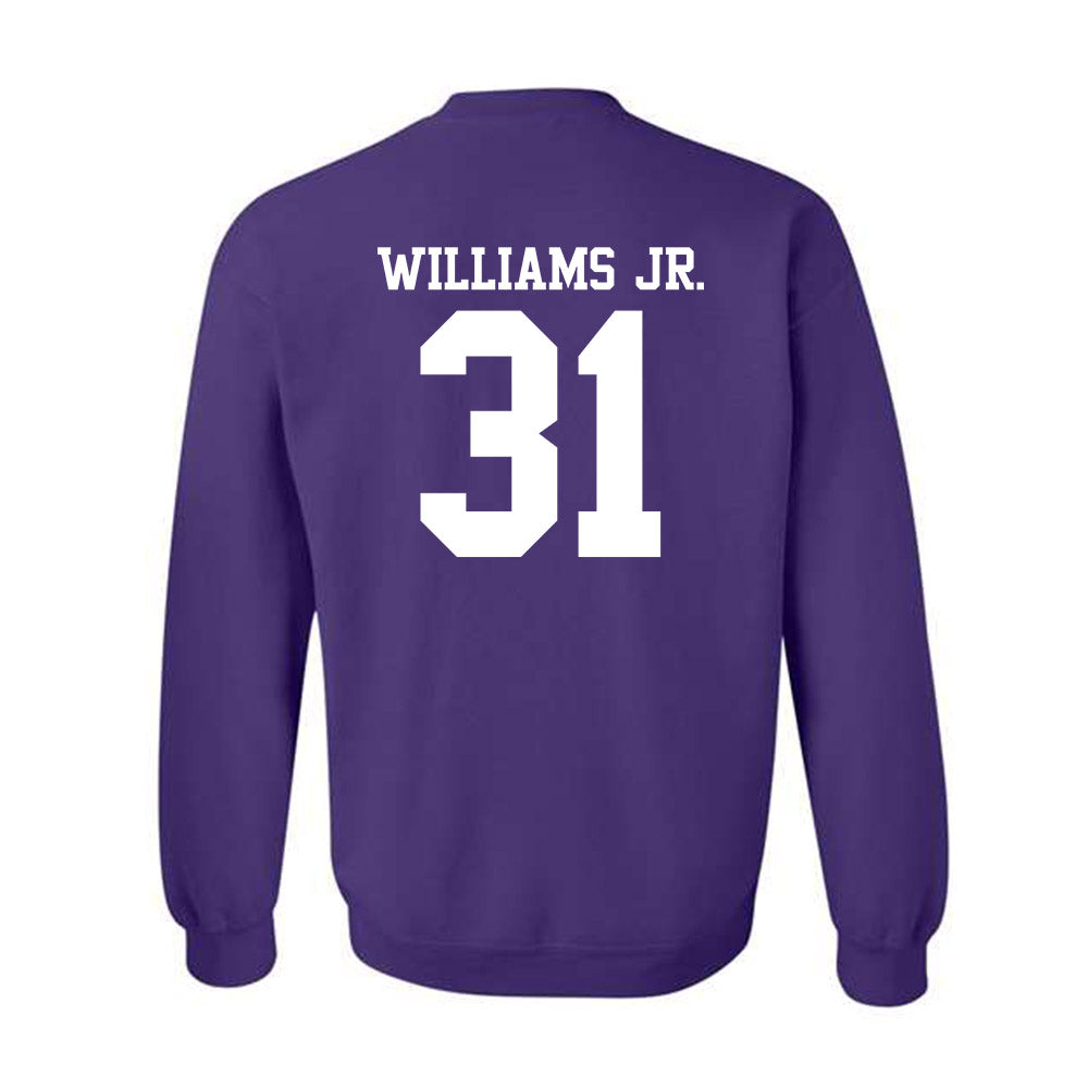 Northwestern - NCAA Football : Tito Williams Jr. - Classic Shersey Crewneck Sweatshirt-1