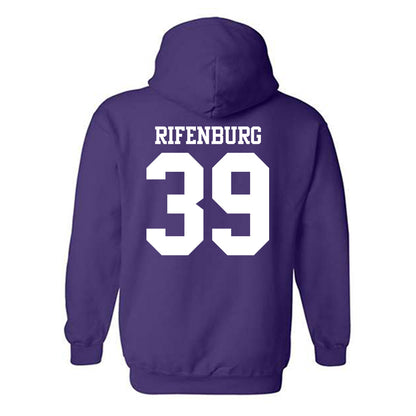 Northwestern - NCAA Baseball : Jake Rifenburg - Classic Shersey Hooded Sweatshirt-1