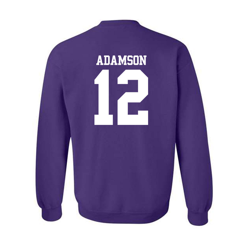 Northwestern - NCAA Women's Lacrosse : Olivia Adamson - Classic Shersey Crewneck Sweatshirt-1