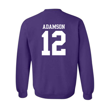 Northwestern - NCAA Women's Lacrosse : Olivia Adamson - Classic Shersey Crewneck Sweatshirt-1