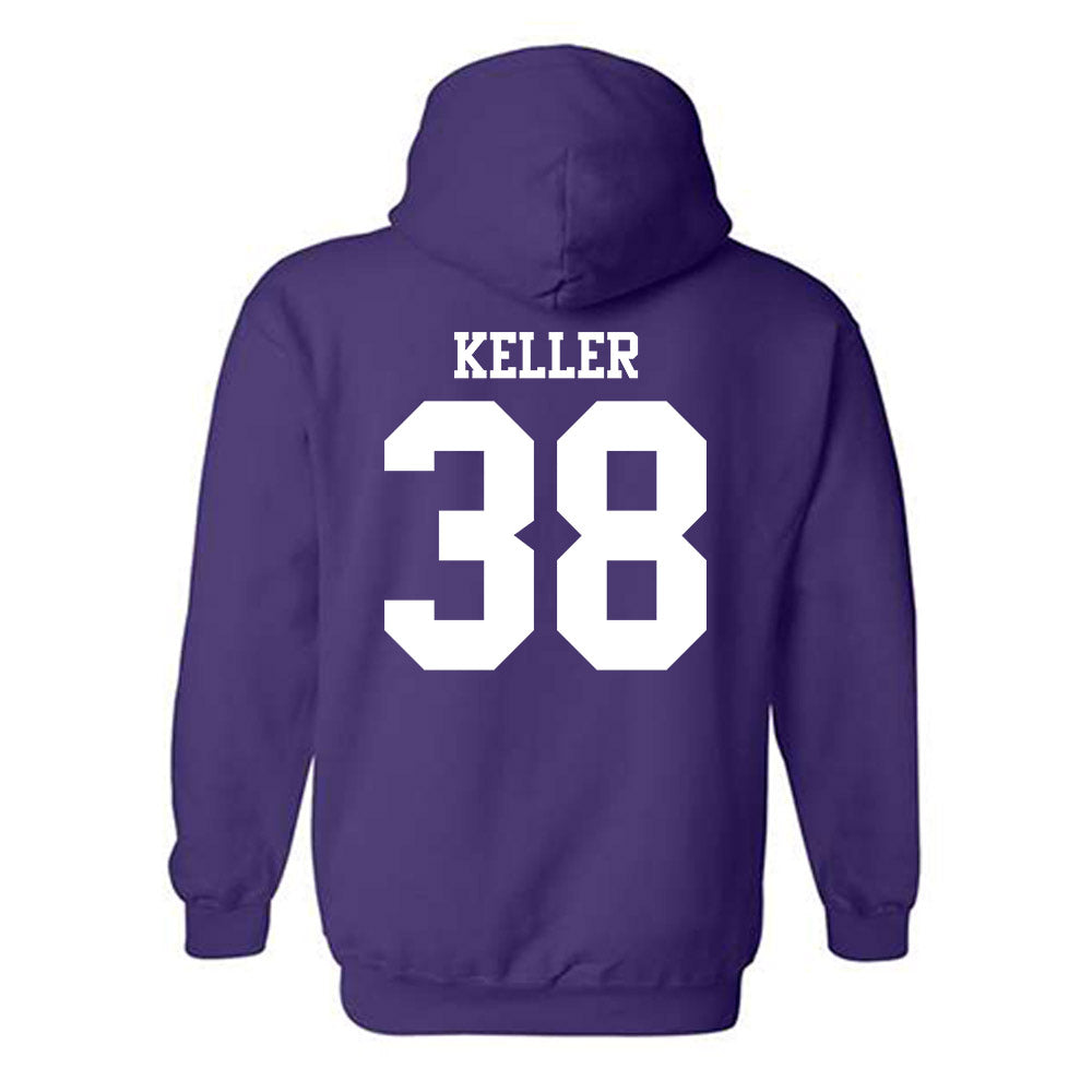 Northwestern - NCAA Women's Lacrosse : Kate Keller - Classic Shersey Hooded Sweatshirt-1