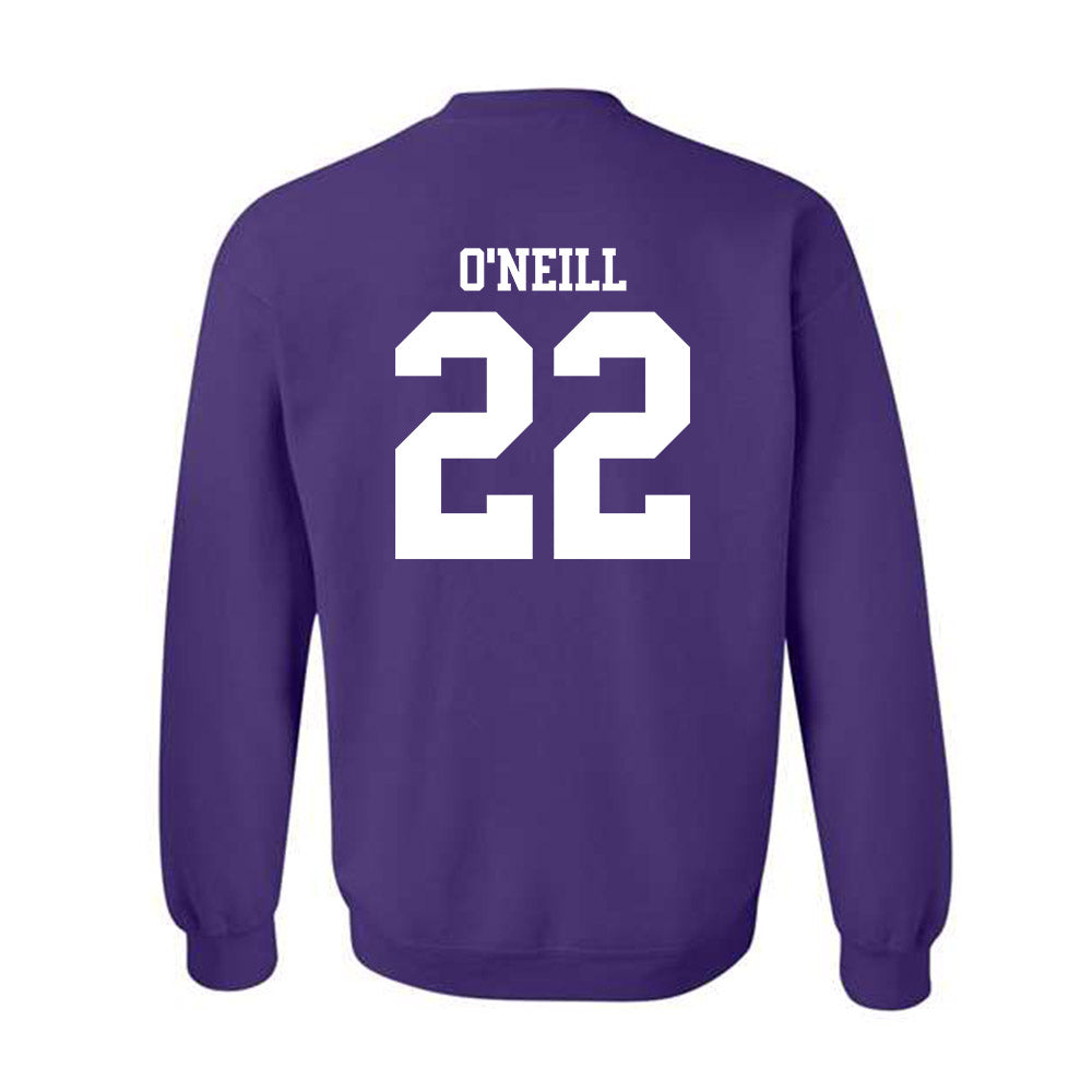 Northwestern - NCAA Men's Soccer : Aidan O'Neill - Classic Shersey Crewneck Sweatshirt-1