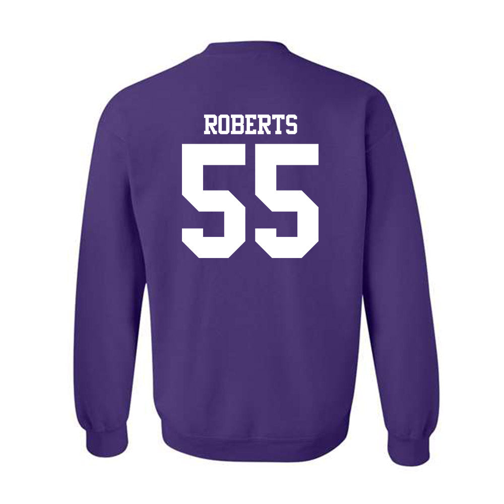 Northwestern - NCAA Football : Dylan Roberts - Classic Shersey Crewneck Sweatshirt-1