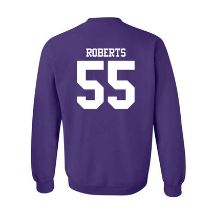 Northwestern - NCAA Football : Dylan Roberts - Classic Shersey Crewneck Sweatshirt-1