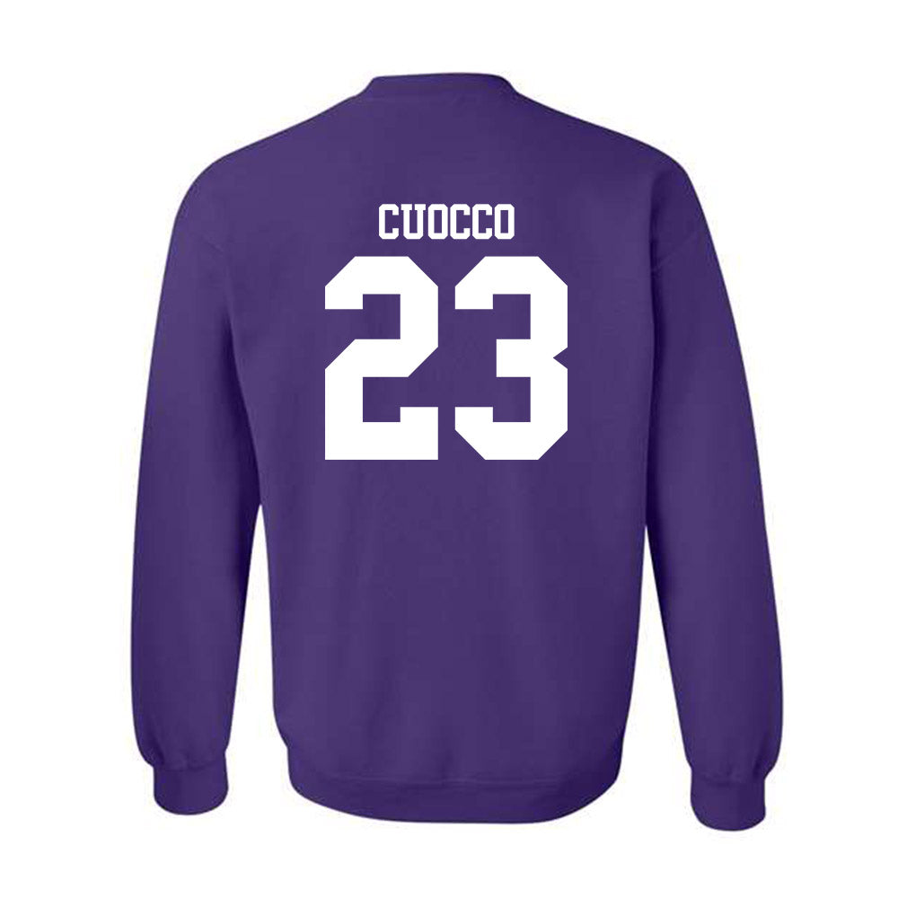 Northwestern - NCAA Women's Lacrosse : Jenika Cuocco - Classic Shersey Crewneck Sweatshirt-1
