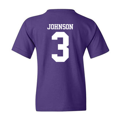 Northwestern - NCAA Men's Soccer : Andrew Johnson - Classic Shersey Youth T-Shirt-1
