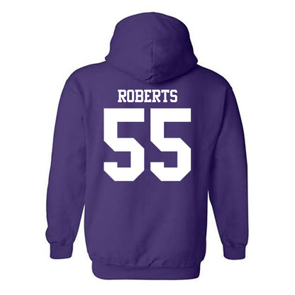 Northwestern - NCAA Football : Dylan Roberts - Classic Shersey Hooded Sweatshirt-1