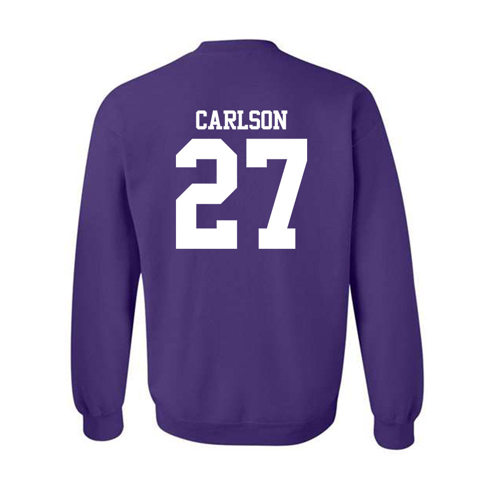 Northwestern - NCAA Baseball : Zach Carlson - Classic Shersey Crewneck Sweatshirt-1