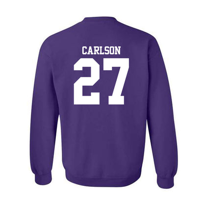 Northwestern - NCAA Baseball : Zach Carlson - Classic Shersey Crewneck Sweatshirt-1