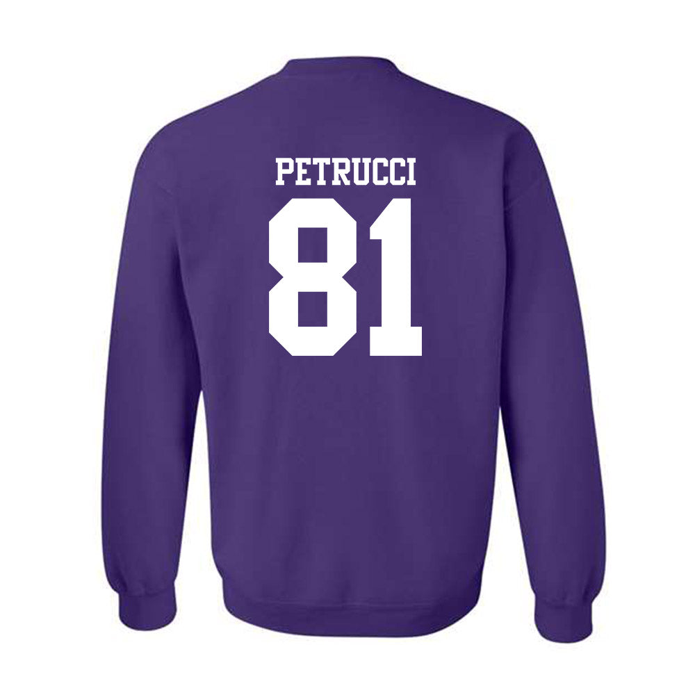 Northwestern - NCAA Football : Christopher Petrucci - Classic Shersey Crewneck Sweatshirt-1
