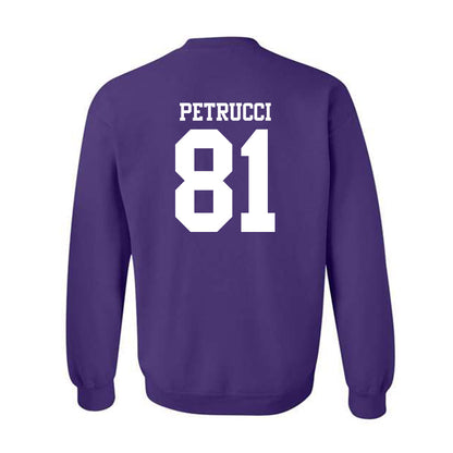 Northwestern - NCAA Football : Christopher Petrucci - Classic Shersey Crewneck Sweatshirt-1