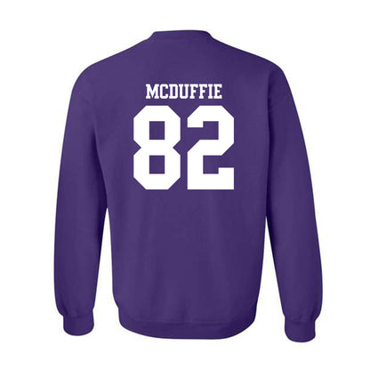 Northwestern - NCAA Football : Jaden McDuffie - Classic Shersey Crewneck Sweatshirt-1