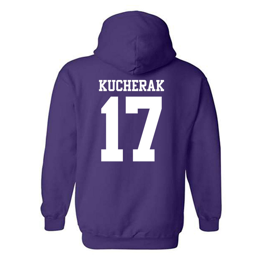 Northwestern - NCAA Baseball : Ryan Kucherak - Classic Shersey Hooded Sweatshirt-1