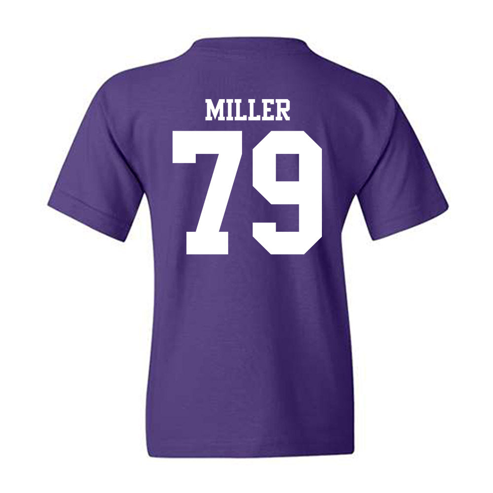 Northwestern - NCAA Football : Jacob Miller - Classic Shersey Youth T-Shirt-1