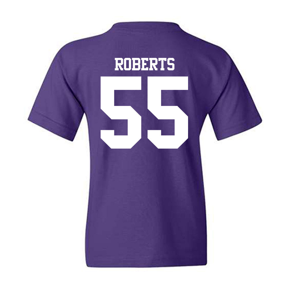 Northwestern - NCAA Football : Dylan Roberts - Classic Shersey Youth T-Shirt-1