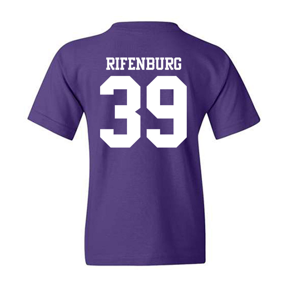 Northwestern - NCAA Baseball : Jake Rifenburg - Classic Shersey Youth T-Shirt-1