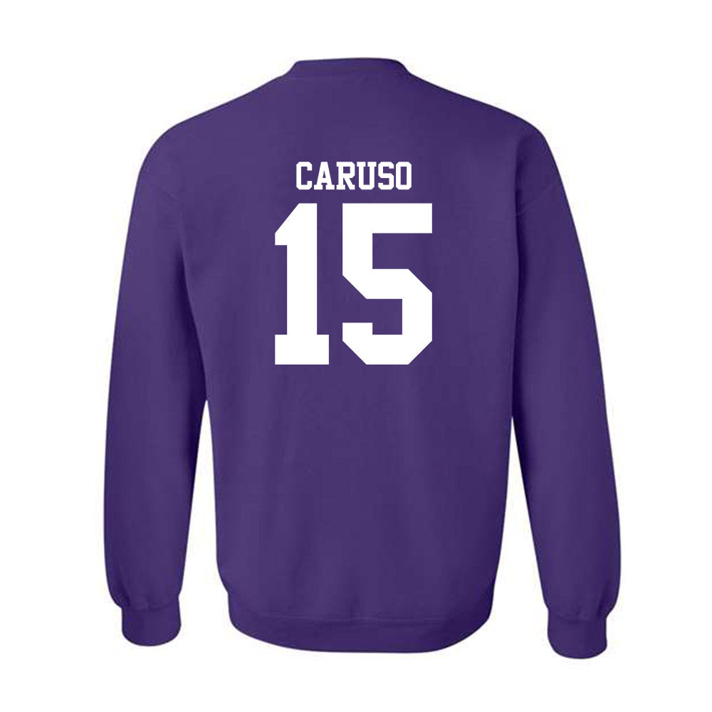 Northwestern - NCAA Baseball : Charlie Caruso - Classic Shersey Crewneck Sweatshirt-1
