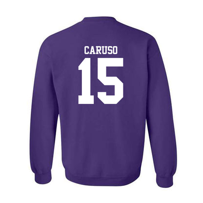 Northwestern - NCAA Baseball : Charlie Caruso - Classic Shersey Crewneck Sweatshirt-1