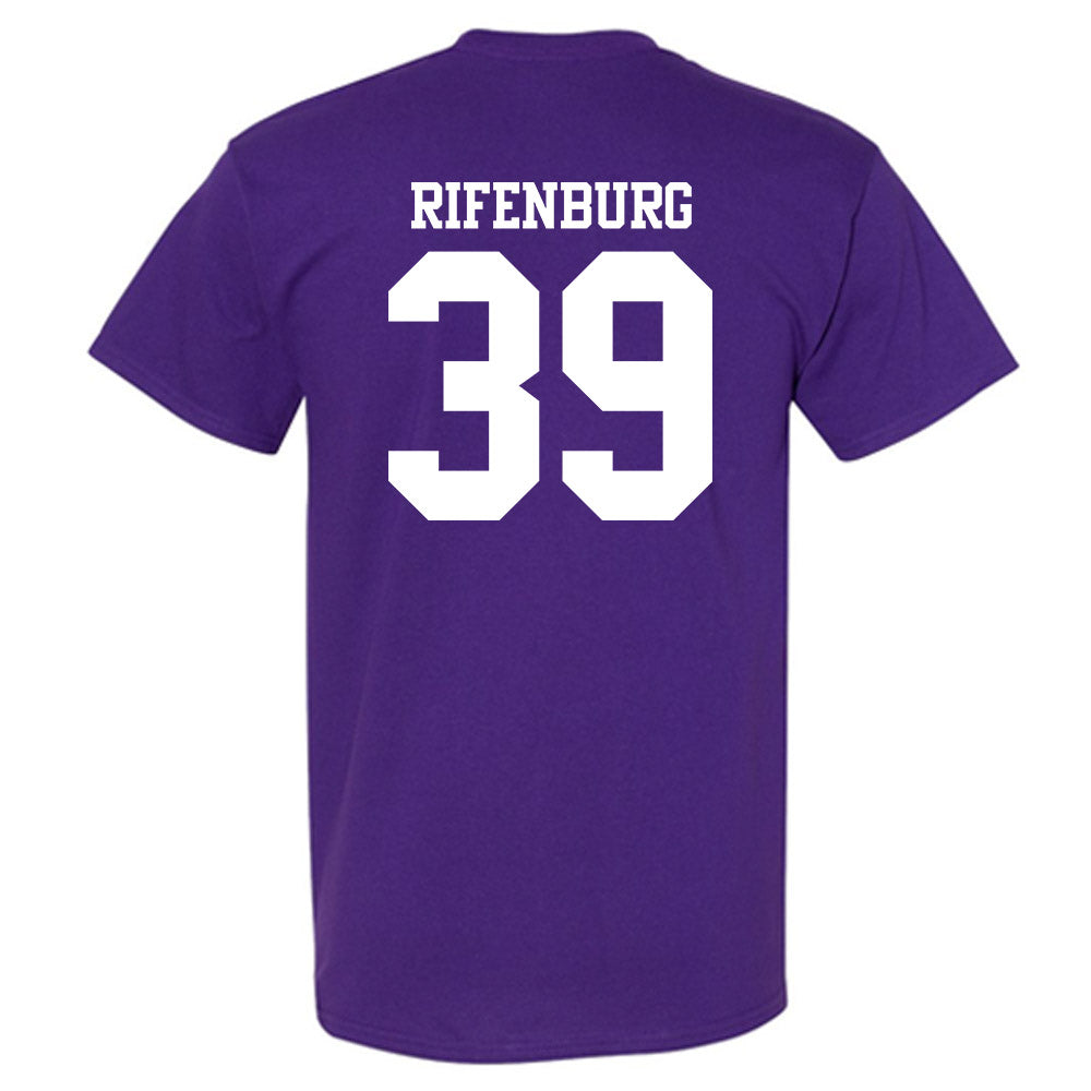 Northwestern - NCAA Baseball : Jake Rifenburg - Classic Shersey T-Shirt-1