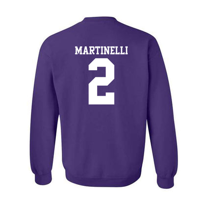 Northwestern - NCAA Men's Basketball : Nick Martinelli - Classic Shersey Crewneck Sweatshirt-1
