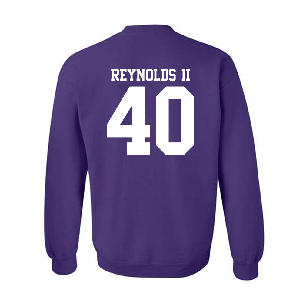 Northwestern - NCAA Football : Jason Reynolds II - Classic Shersey Crewneck Sweatshirt-1